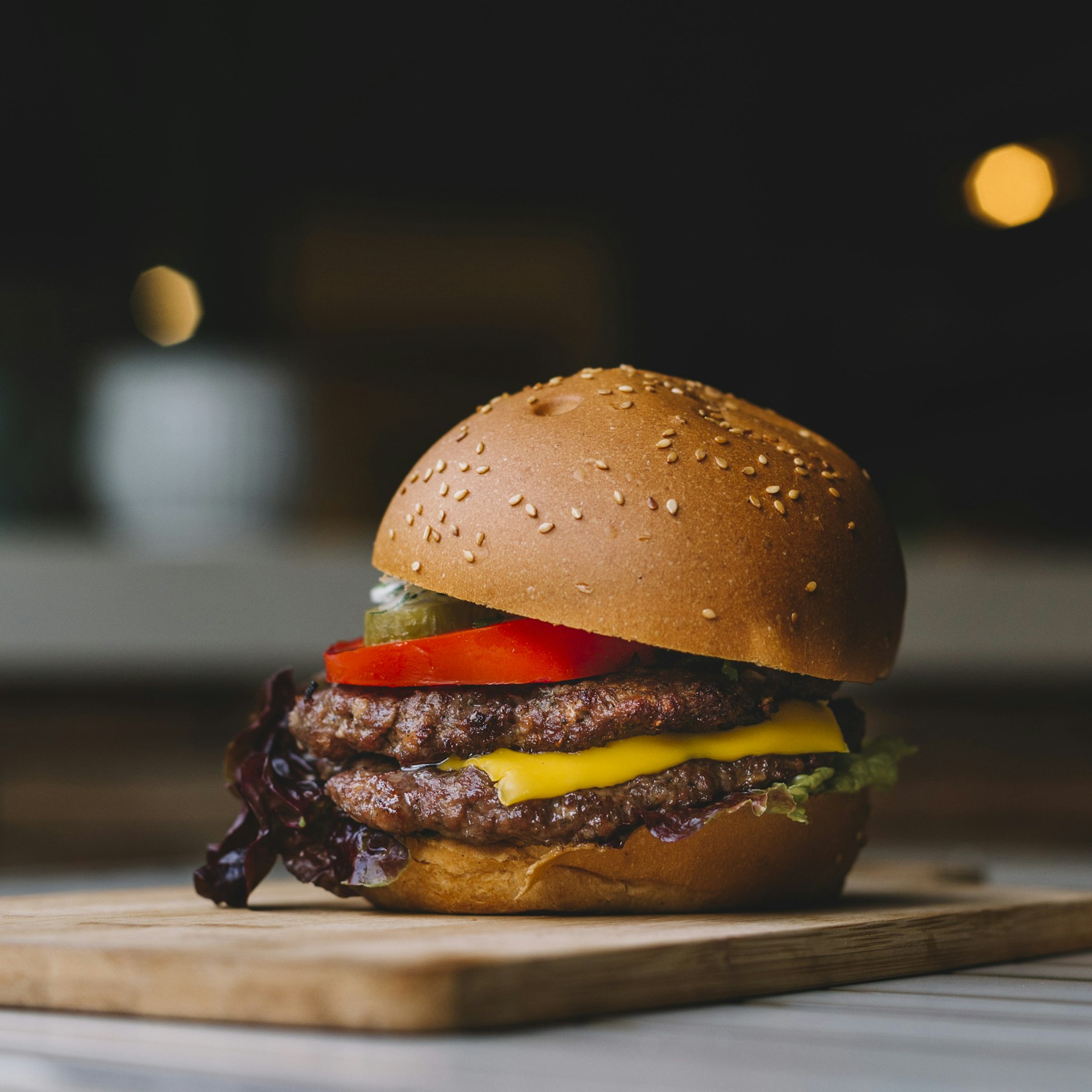 Burger signature King Food